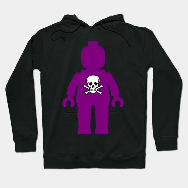 Minifig with Skull Design Hoodie by ChilleeW